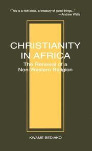 Cover of Christianity in Africa by Kwame Bediako