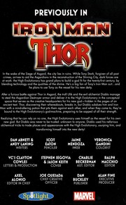 Front cover of Iron Man and Thor by Dan Abnett