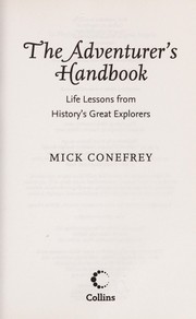 Front cover of The adventurer's handbook by Mick Conefrey