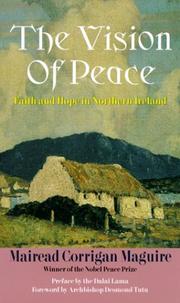 Front cover of The vision of peace by Mairead Corrigan Maguire