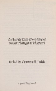 Front cover of Autumn Winifred Oliver does things different by Kristin O'Donnell Tubb