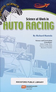 Cover of Science at work in auto racing by Richard Hantula