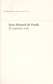 Front cover of El séptimo velo by Juan Manuel de Prada