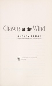 Front cover of Chasers of the wind by Aleksei Pekhov