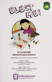 Cover of Elect me! by Fran Manushkin