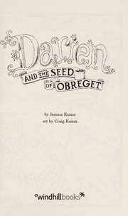 Front cover of Darien and the seed of obreget by Jeanna Kunce
