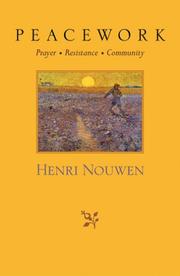 Cover of Peacework by Henri J. M. Nouwen