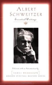 Cover of Albert Schweitzer by James Brabazon