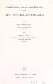 Front cover of Encyclopedia of language and education by Caroline Clapham