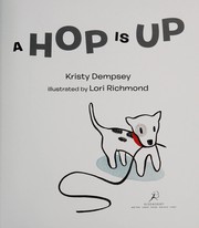 Front cover of A hop is up by Kristy Dempsey