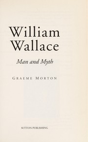 Cover of William Wallace by Graeme Morton