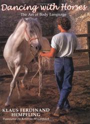 Cover of Dancing with horses by Klaus Ferdinand Hempfling