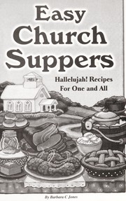 Front cover of Easy church suppers by Barbara C. Jones