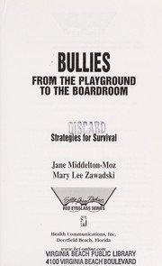 Cover of Bullies by Jane Middelton-Moz
