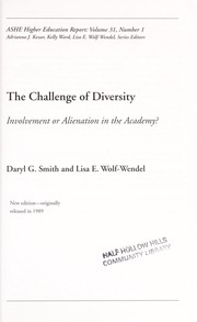Front cover of The challenge of diversity by Daryl G. Smith