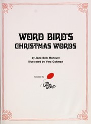 Front cover of Word Bird's Christmas words by Jane Belk Moncure