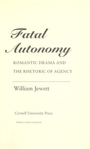 Cover of Fatal autonomy by William Jewett