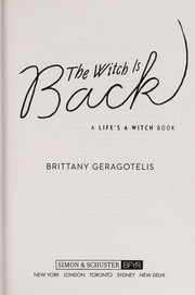 Front cover of The witch is back by Brittany Geragotelis