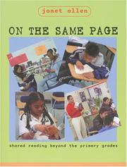 Cover of On the Same Page by Janet Allen