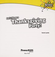 Front cover of Let's throw a Thanksgiving party! (Holiday parties) by Rachel Lynette