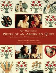 Front cover of Patty McCormick's pieces of an American quilt by Patty McCormick
