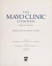 Front cover of The Mayo Clinic cookbook by Donald Hensrud
