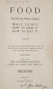 Front cover of Food, fuel for the human engine by Eugene Lyman] Fisk
