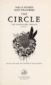 Cover of The circle by Sara B. Elfgren