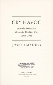 Cover of Cry havoc by Joseph A. Maiolo