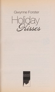 Front cover of Holiday kisses by Gwynne Forster