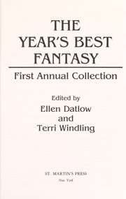 Cover of The year's best fantasy by Ellen Datlow