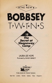 Front cover of The SECRET AT SLEEPAWAY CAMP NEW BOBBSEY TWINS #18 by Laura Lee Hope