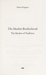Front cover of The Muslim Brotherhood by Alison Pargeter