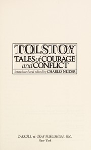 Cover of Tolstoy by Charles Neider