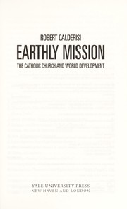 Cover of Earthly mission by Robert Calderisi