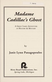Cover of Madame Cadillac's Ghost by Janie Lynn Panagopoulos