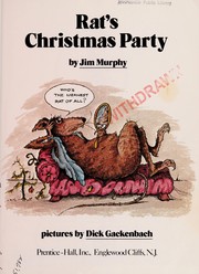 Cover of Rat's Christmas party by Murphy, Jim
