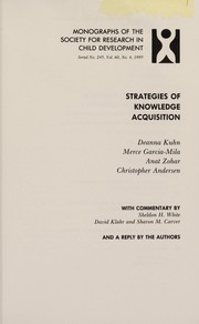 Cover of Strategies of knowledge acquisition by Deanna Kuhn