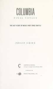 Cover of Columbia, final voyage by Philip Chien