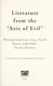 Front cover of Literature from the "axis of evil" by Alane Mason