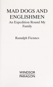 Front cover of Mad dogs and Englishmen by Ranulph Fiennes