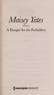 Cover of A Hunger for the forbidden & the highest price to pay by Maisey Yates