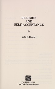 Front cover of Religion and self-acceptance by John F. Haught
