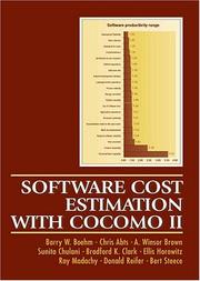Cover of Software Cost Estimation with Cocomo II (with CD-ROM) by Barry W.Boehm