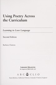 Front cover of Using poetry across the curriculum by Barbara Chatton
