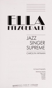 Front cover of Ella Fitzgerald by Carolyn Wyman