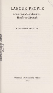 Cover of Labour people by Kenneth O. Morgan