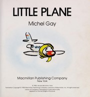 Front cover of Little plane by Gay, Michel.
