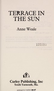 Front cover of Terrace In The Sun by Anne Weale
