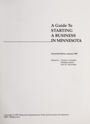 Front cover of A guide to starting a business in Minnesota by Charles A. Schaffer